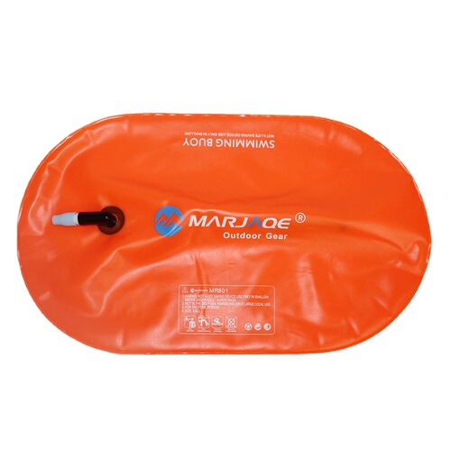 MARJAQE Instant Float Anti-Drowning Buoy with Trail Ball Insect Single Airbag Swim Float Thickened Buoy