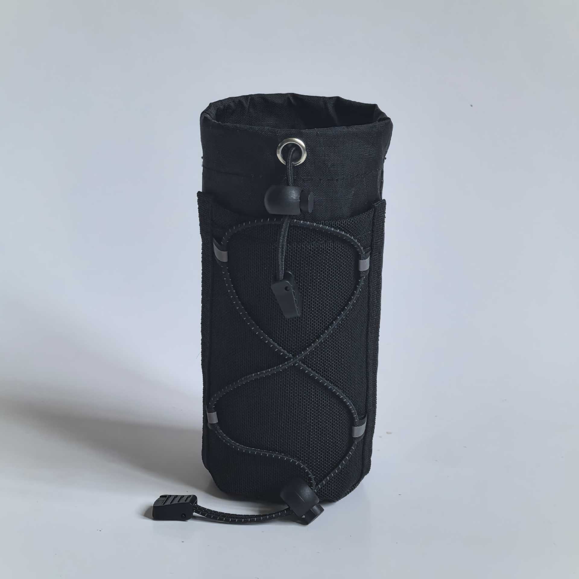 X-pac water bottle bag-black (black rope)