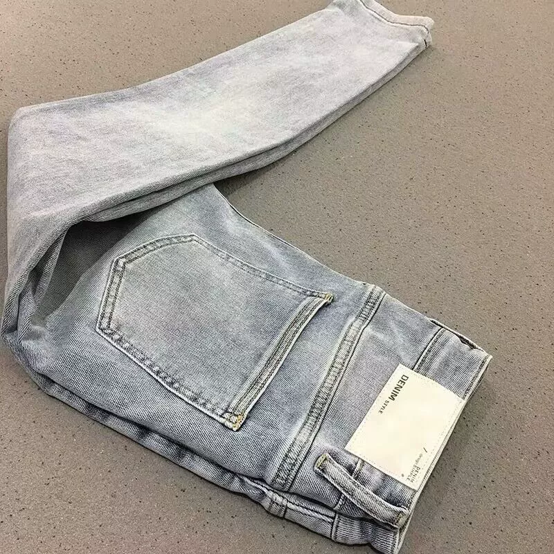 Контр-вывод из внешнеторгового хвоста один осенний лёгкий люкс slim-fit джинсы брюки ретро старого типа — ноги дикие универсальный прилив