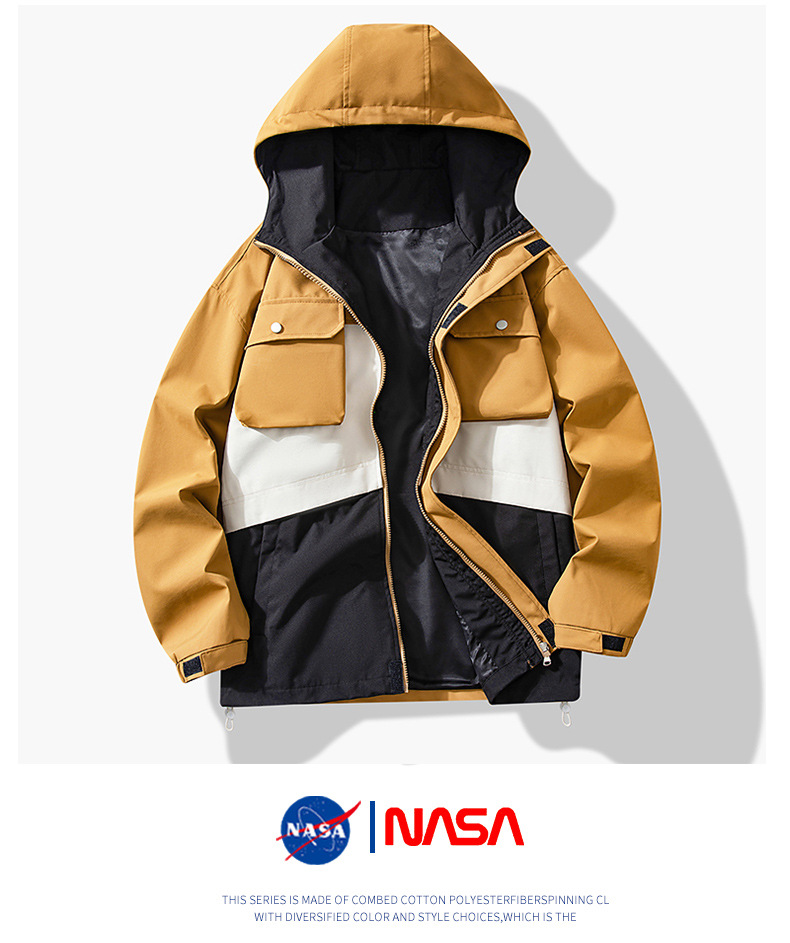 Men's Waterproof Windproof Outdoor Jacket For Mountain Camping_voghion.com