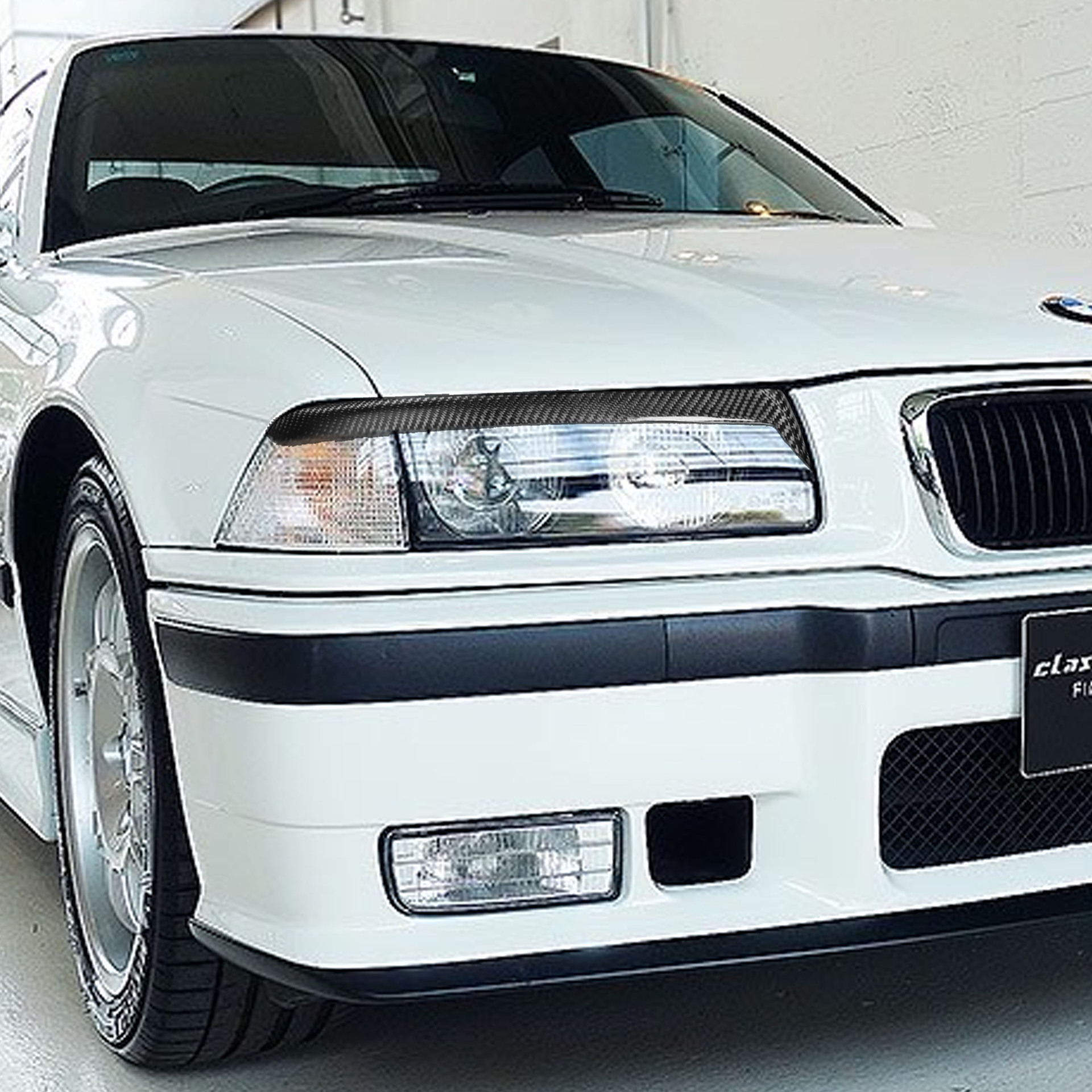 BMW E36 92-98 karbon fiber ön fara qaşları