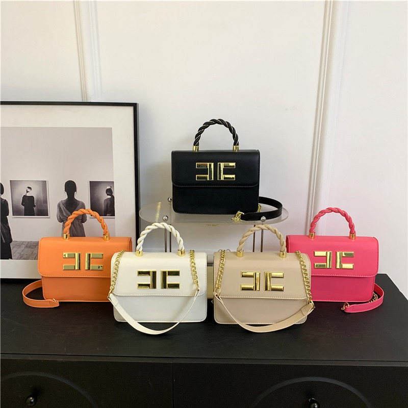Bags New Women's Bag CC Chain Shoulder Bag Color Crossbody Bag Swivel Handbag Light Luxury Foreign Trade Bag