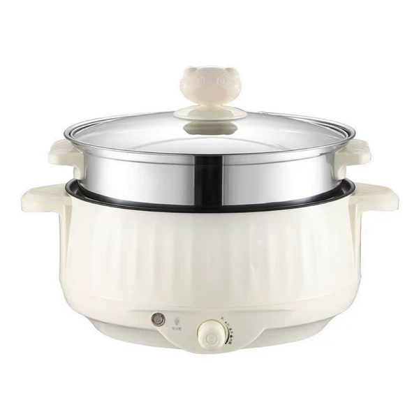 28cm non -stick pot + stainless steel steamer [5 ~ 6 people] 3.7L
