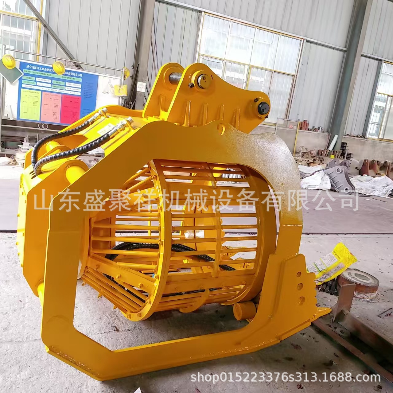 挖机改装旋转360度筛沙斗 沙石分离河道清理设备挖掘机液压筛分斗