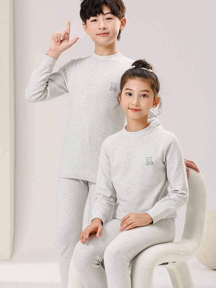 Pantalones de otoño para niños, ropa interior caliente para niños, niñas y niñas, pijamas de algodón para niños, ropa para el hogar para niños