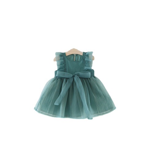 Summer Viral Thick Children's Clothing  Girls' Baby Stylish Cute Summer Skirt Children's 4 Fashion 3-Year-Old Princess Dress Dropshipping