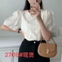 木耳边宽松褶皱系带衬衫