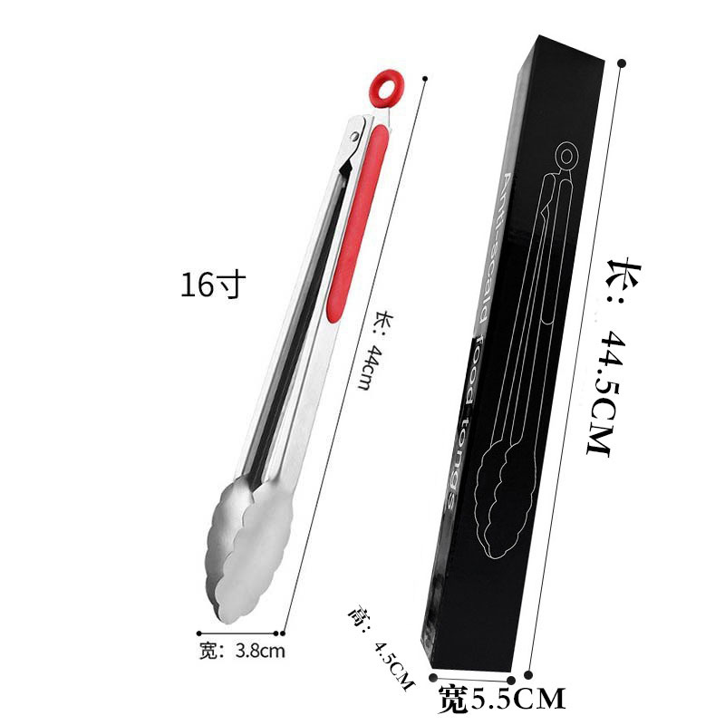 Clip de comida de acero inoxidable Clip de barbacoa engrosado Clip de barbacoa Filete Clip de cocina Clip multifunción para hornear Envío gratis