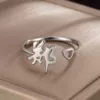 Z4: Zheng single silver ring - other surnames to consult customer service