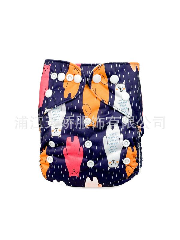 メーカークロスボーダー赤ちゃんおむつ洗える尿不湿通気性プリントトレーニングパンツcloth diaper|undefined