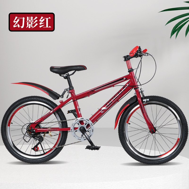 Bicicletas de montaña de 7 velocidades de amortiguación de 22 pulgadas de bicicleta al aire libre para jóvenes hombres y mujeres carreras deportivas