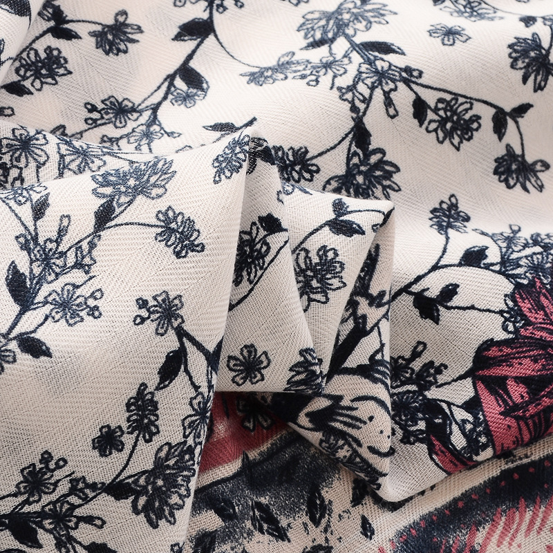 Dulce suave algodón y lino sensación bufanda de seda flor la planta larga borla hecha a mano viajes toalla playa protector solar chal para las mujeres