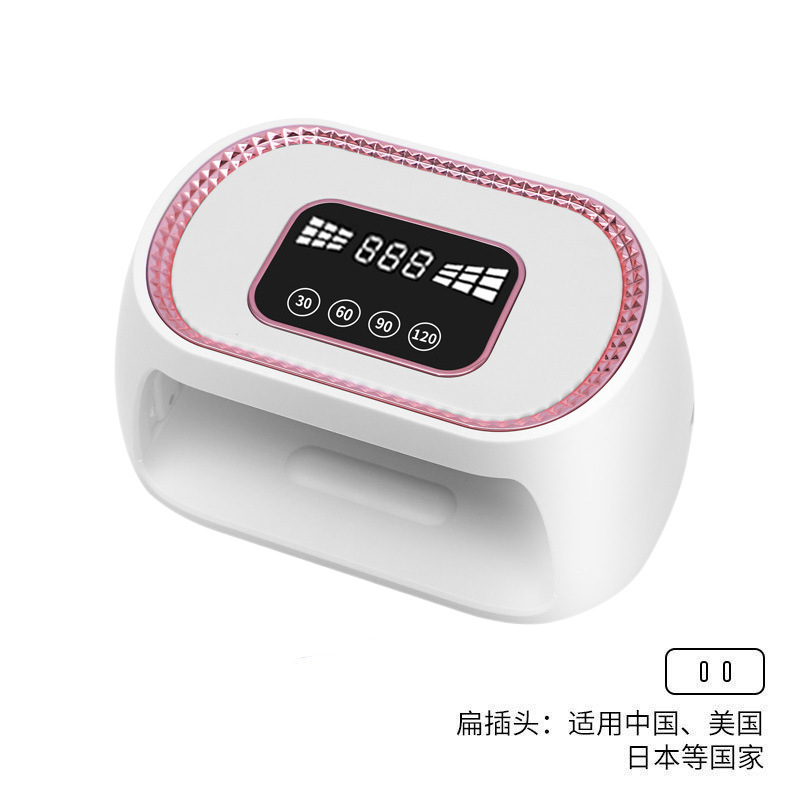Lámpara de manicuras transfronteriza 80W luz de fototerapia de gel de manicuras inteligente inducción de manicuras