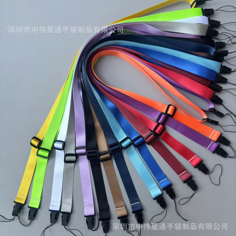 15mm sewing adjustable double-head aircraft buckle lanyard small fan neck lanyard retractable adjustable lanyard 15mm sewing adjustable double-head aircraft buckle lanyard small fan neck lanyard retractable adjustable lanyard