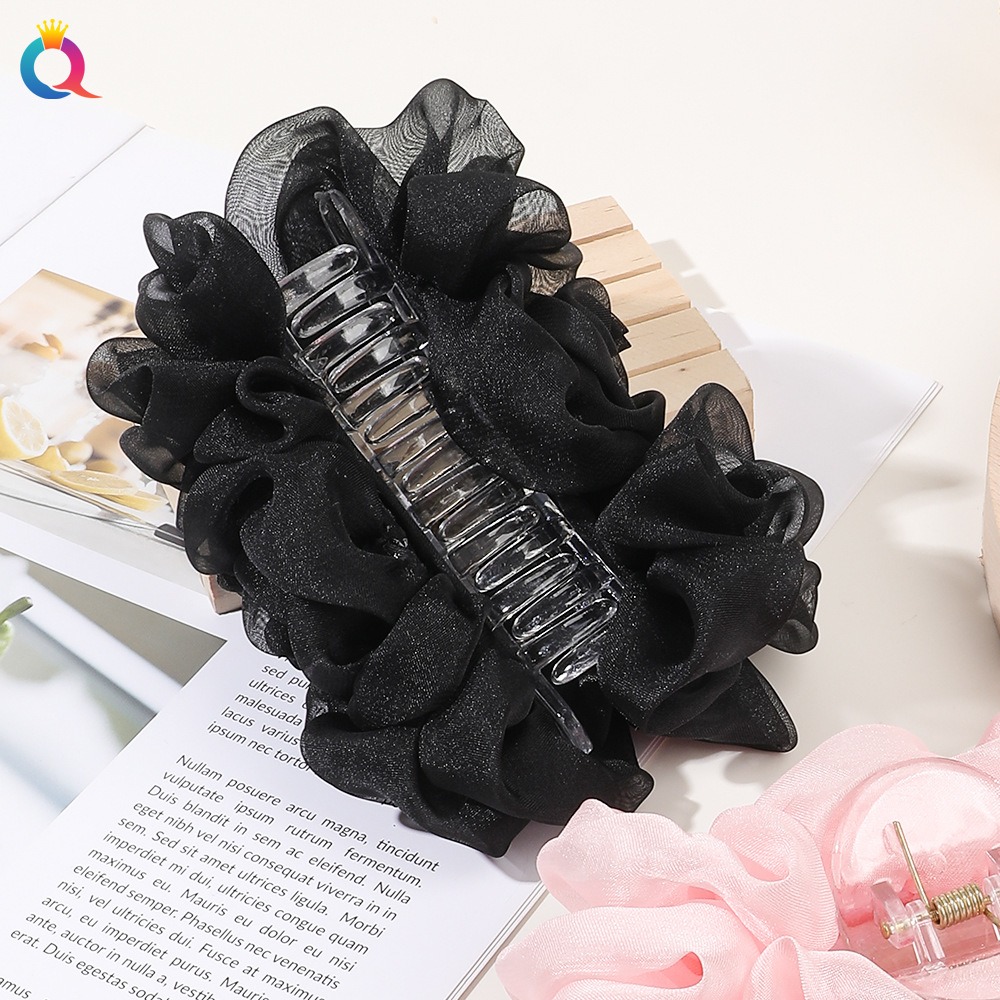 Women'S Gender Simple Style Flower Cloth Hair Claws 1 Piece