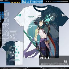 メーカーは国境を越えた元神gensinアニメ周辺tシャツ半袖日系二次元ココナツレジャー服を提供している
