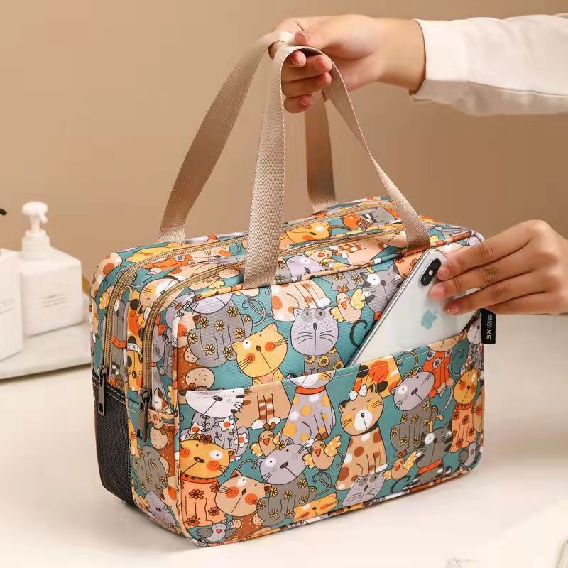 2024 New Cosmetic Bag Women's Portable Wash Bag Large Capacity Dry and Wet Separate Travel Bath Portable Storage Bag 2024 New Cosmetic Bag Women's Portable Wash Bag Large Capacity Dry and Wet Separate Travel Bath Portable Storage Bag