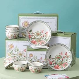 碗碟盘套装;陶瓷餐具套装;碗