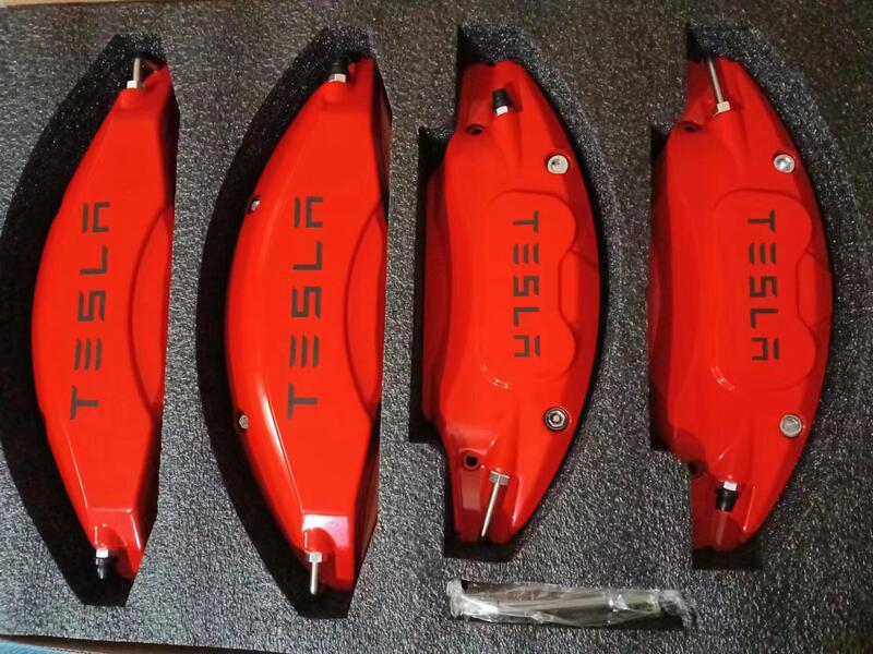 テスラ モデル3/Y専用 車改造用ホイールブレーキキャリパーカバー装飾|undefined