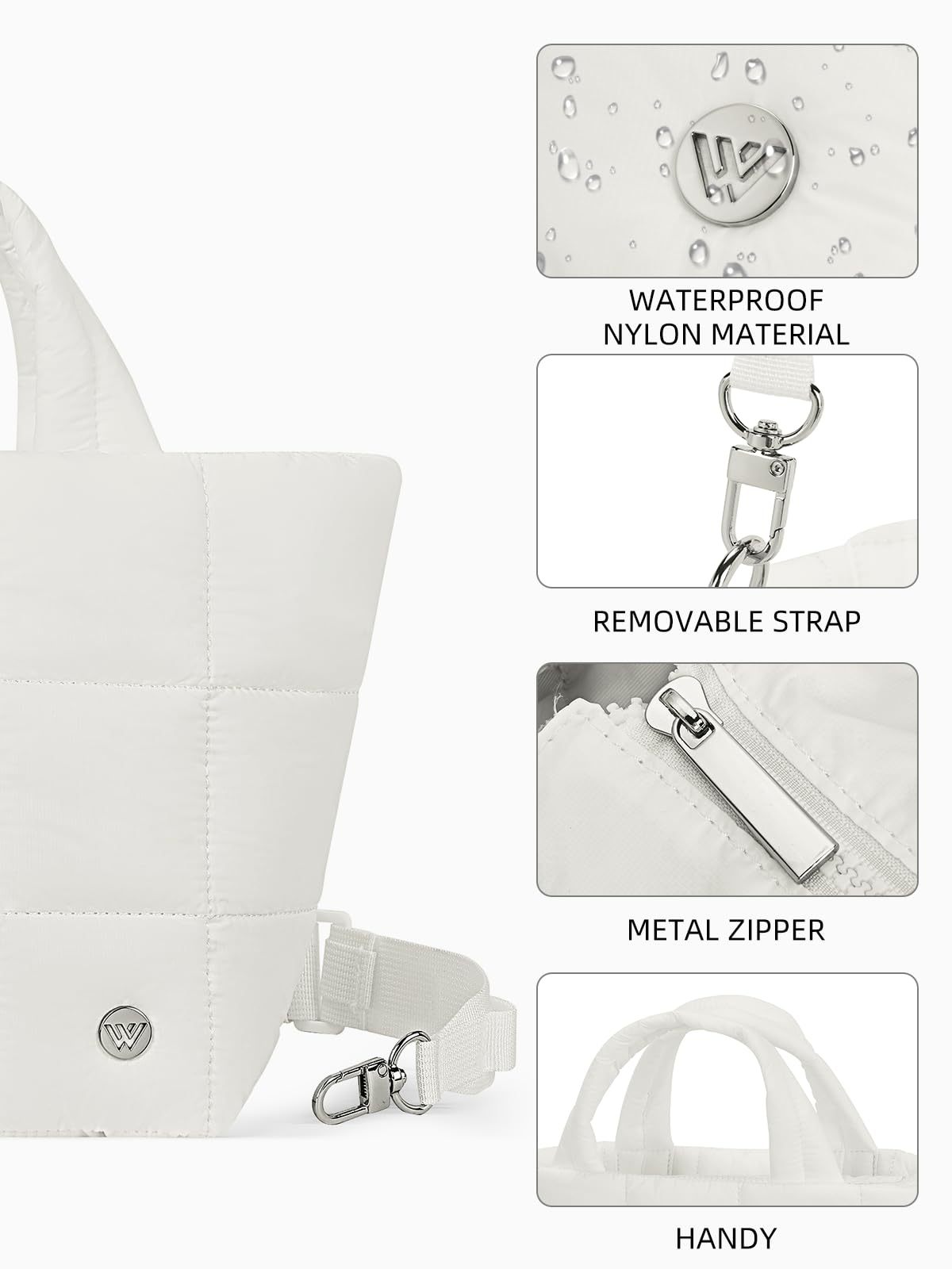 Borsa a tracolla trapuntata da donna per viaggi e sport_voghion.com
