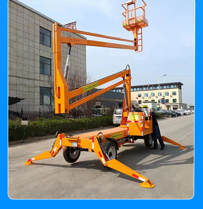 Mobile Folding Arm Lift, Telescopic Arm Lift, Electric Hydraulic Aerial Work Vehicle, Articulated Arm Lift