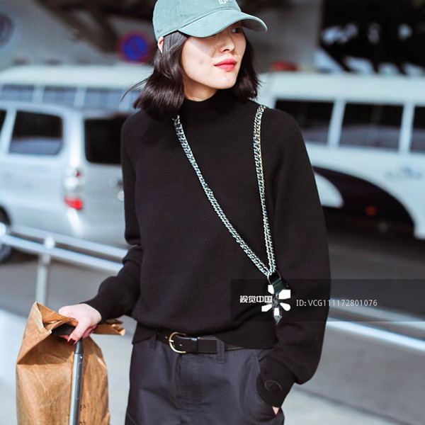 Woolen cashmere base body-friendly sweater