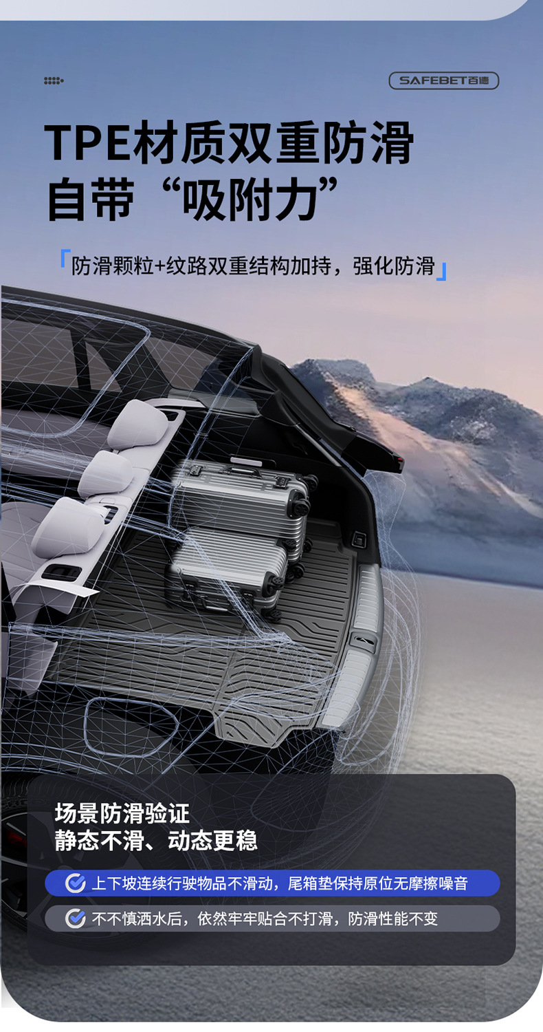 Suitable for Nio Es6 Ec6 Et5 Et5T Et9 Es8 Es9 Special Tpe Car Trunk Mat