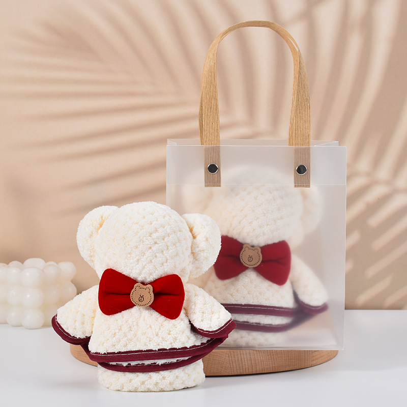 Nueva toalla de oso, regalo de mano, cumpleaños, luna llena, regalos de boda, regalos de apertura, regalos de regalo