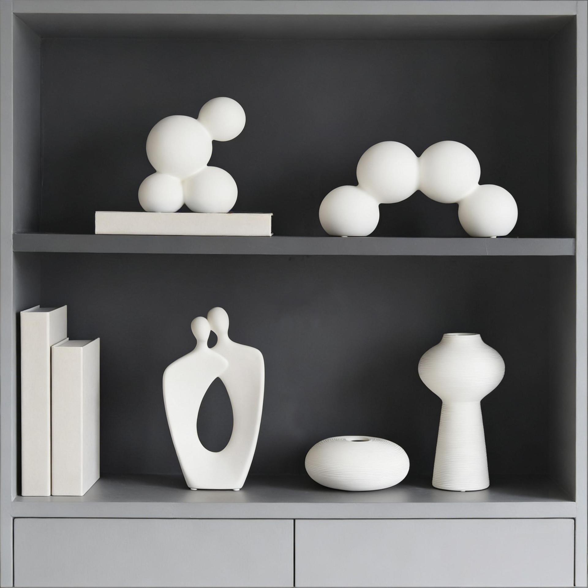 Modern white ceramic decorations for office for living room for home…