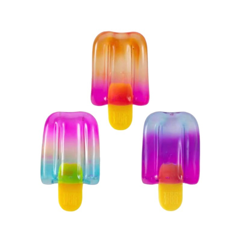 Nuevos productos transfronterizos helado helado TPR pellizco Le descompresión juguetes al por mayor gelatina transparente caja de barritos image 6