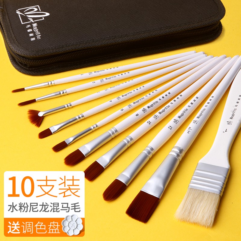 마글렛 구아슈 화이트 브러쉬 [프리 컬러 팔레트]