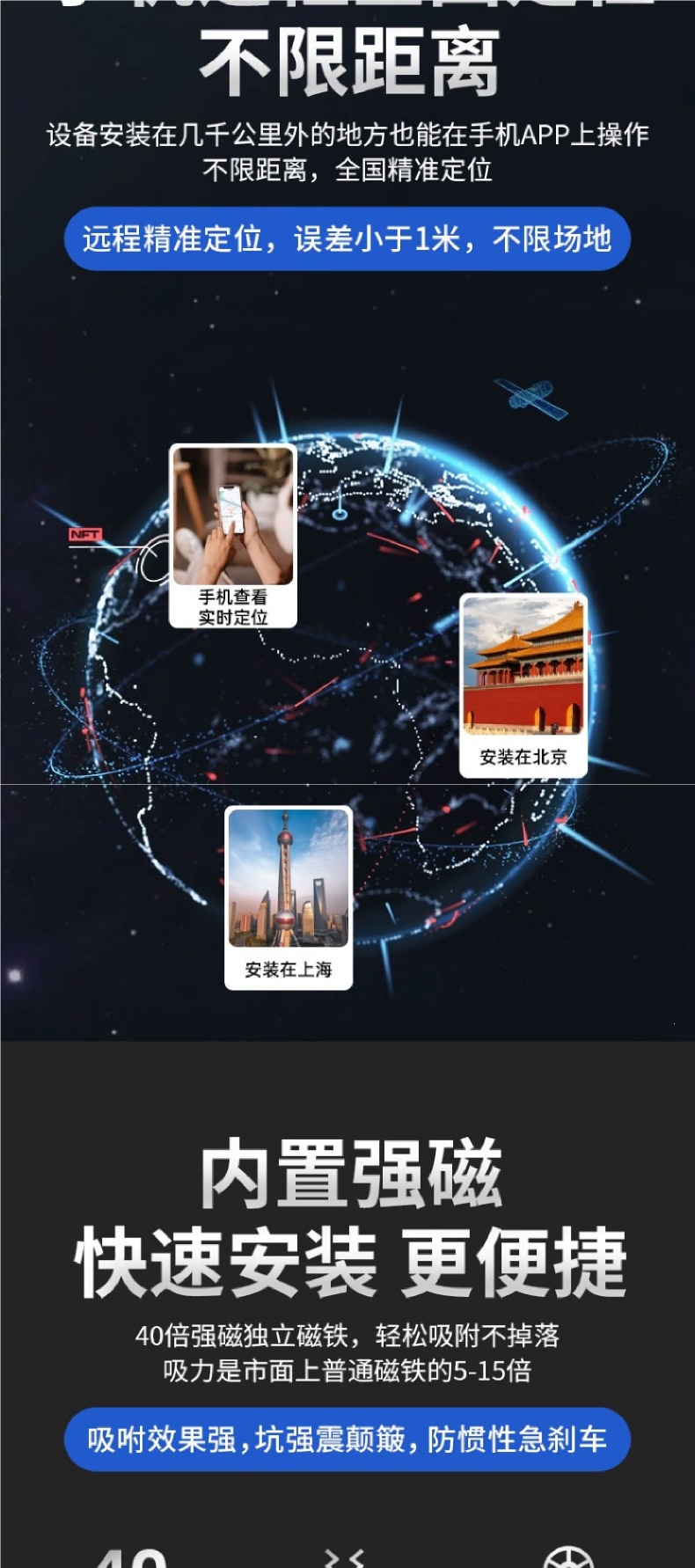 Dibechi Beidou Gps Tracker Car Vehicle Locator Tracking Device Anti-Theft Device for Electric Vehicles