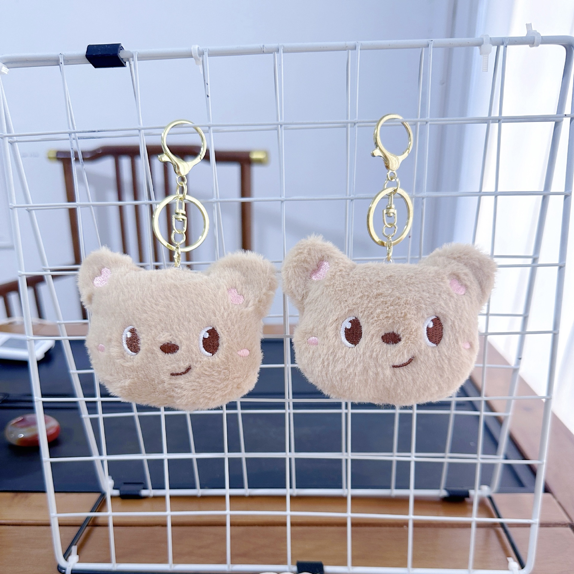 Cuatro pulgadas muñeca de peluche pequeño colgante muñeca llavero muñeca mochila colgante juguete de peluche regalo
