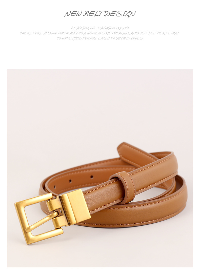 Nišni novi ženski pas iz pravega usnja, retro videz, preprost in vsestranski dekorativni kavbojski pas za ženske, hitra dostava_voghion.com