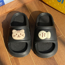 2025新款可爱猫鱼eva防滑防臭休闲百搭一字拖女可拆卸户外沙滩拖