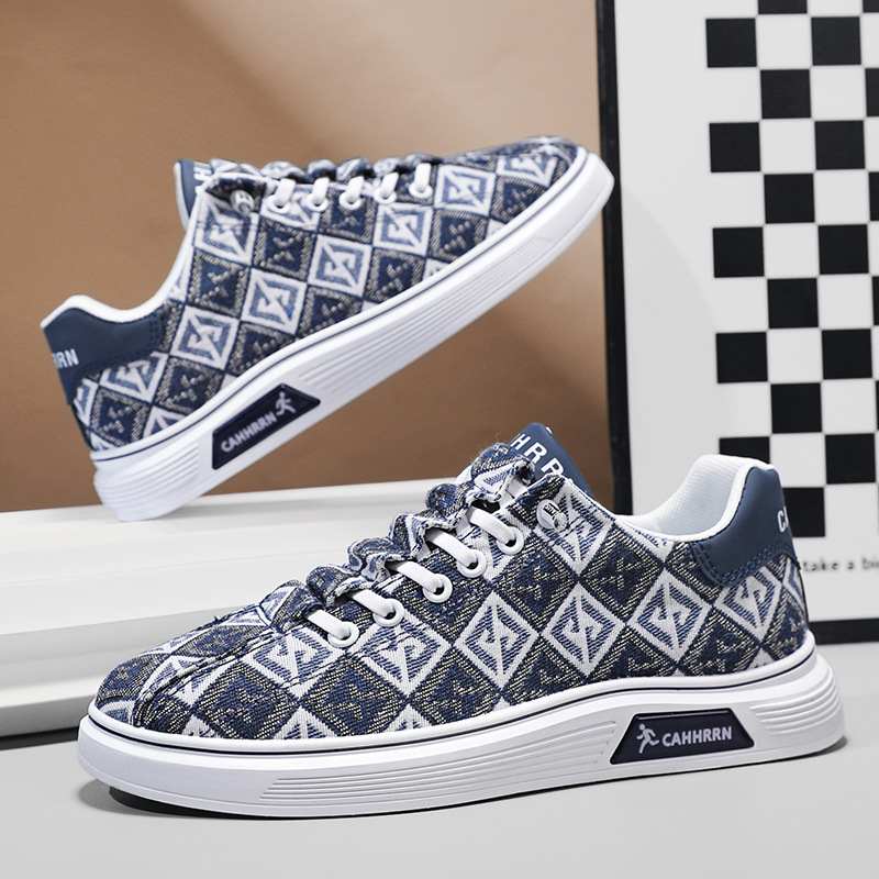 Las nuevas zapatillas deportivas de estilo bajo de los hombres se pueden usar en todas las estaciones, cómodas, transpirables, simples y de moda a juego