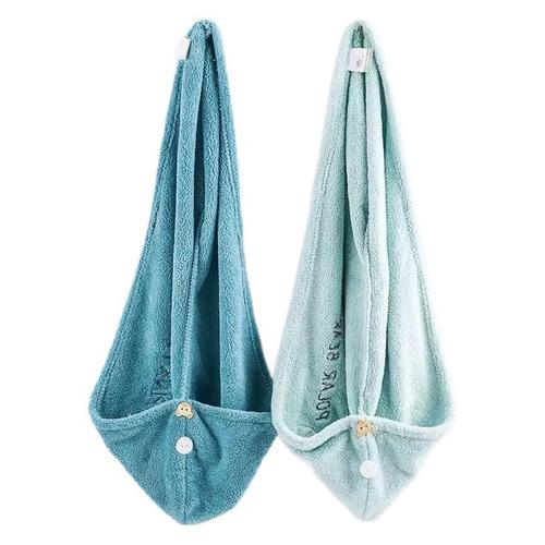 2025 New Cute Women's Bath Hat / Dry Hair Hat Thick Super Absorbent Quick-Dry Turban Head Towel Hair Dryer Towel
