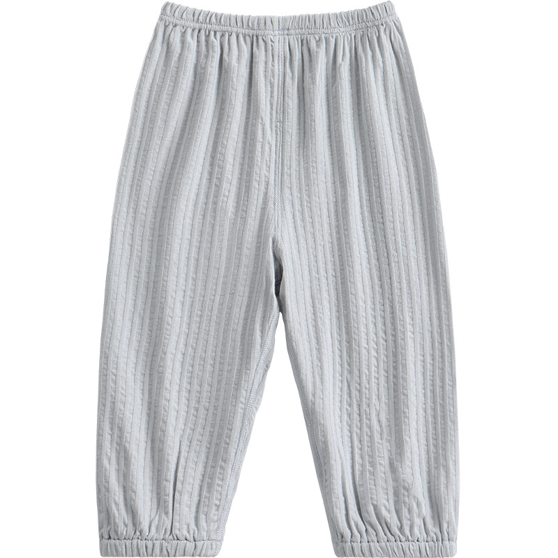 Pantalones infantiles anti-mosquitos, pantalones infantiles de verano, pantalones infantiles de algodón delgados, pantalones de pijama infantiles, pantalones infantiles de verano