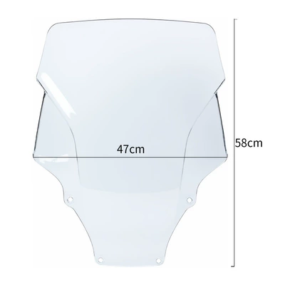 Honda Forza Nss350 Motorcycle front windshield - 20-24-honda-fosha-nss350-transparent-windshield