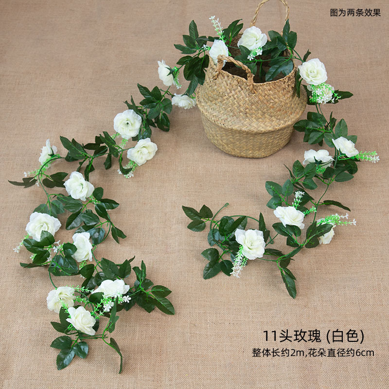 장미 10송이 - 흰색