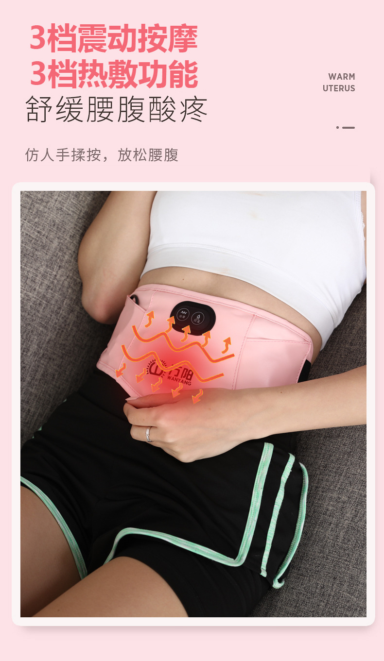Waist belt, massager
