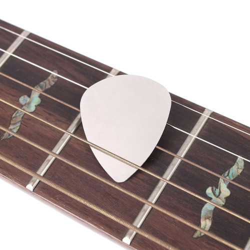 Wholesale 0.3mm thumb finger guitar pick metal electric bass mirror stainless steel guitar pick