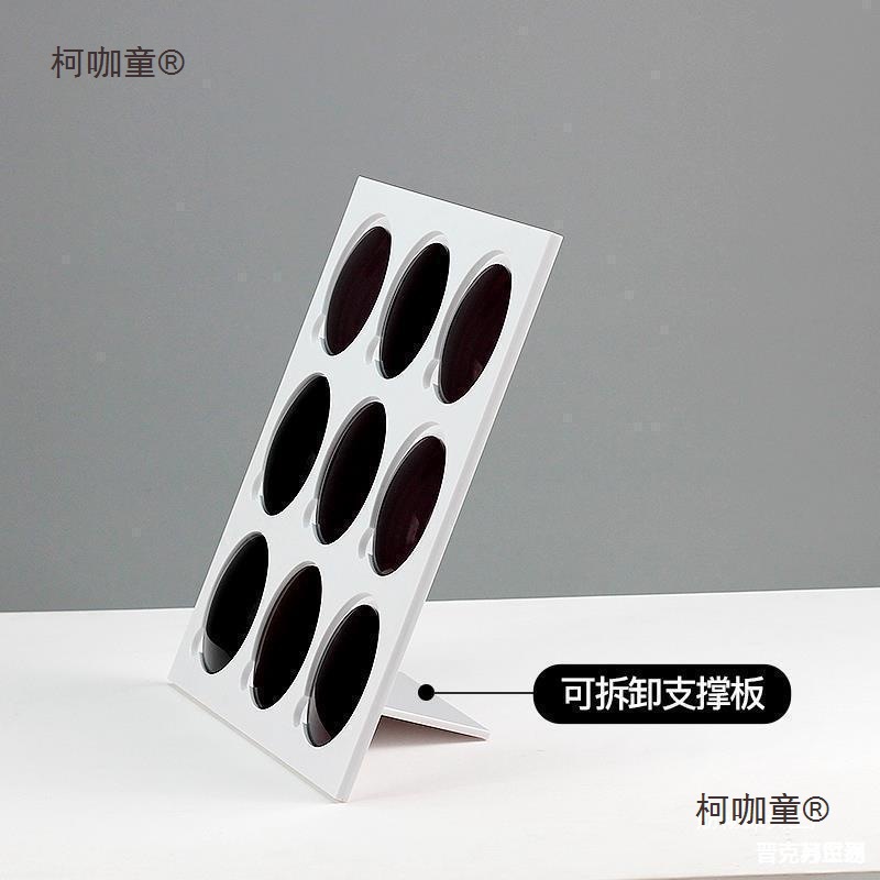 亚克力渐进镜片展示眼镜店变色镜片收纳盒陈列道具镜片道具麦太保