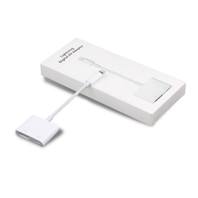 Применение кабеля Apple Lightning к HDMI HD линии iPhone к HDMI мобильному телефону к ТВ и экрану