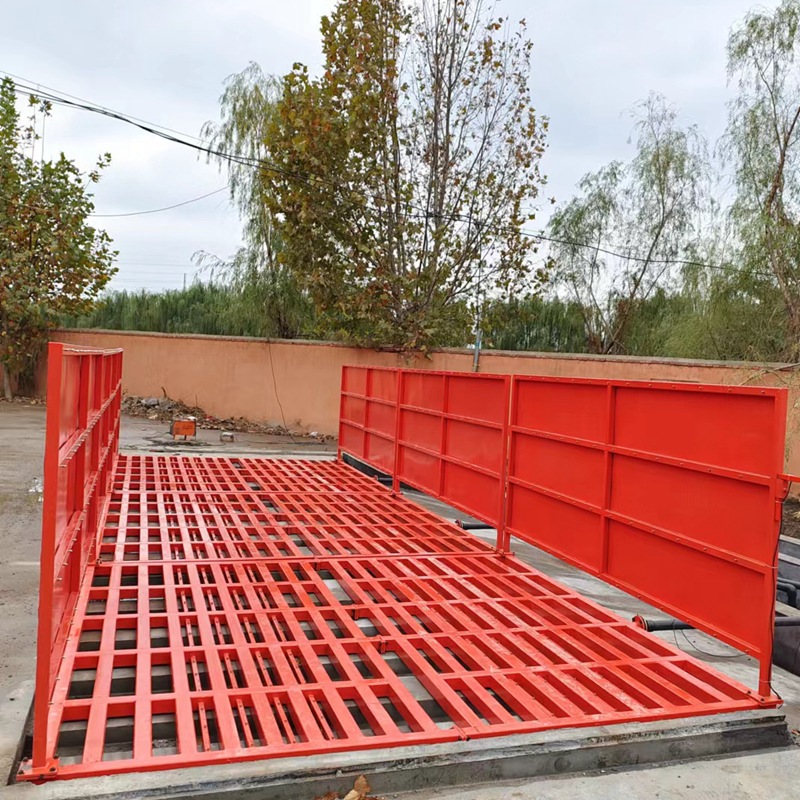 12米加长工地洗车机 工程车辆冲洗设备 洗轮机 煤场洗车台