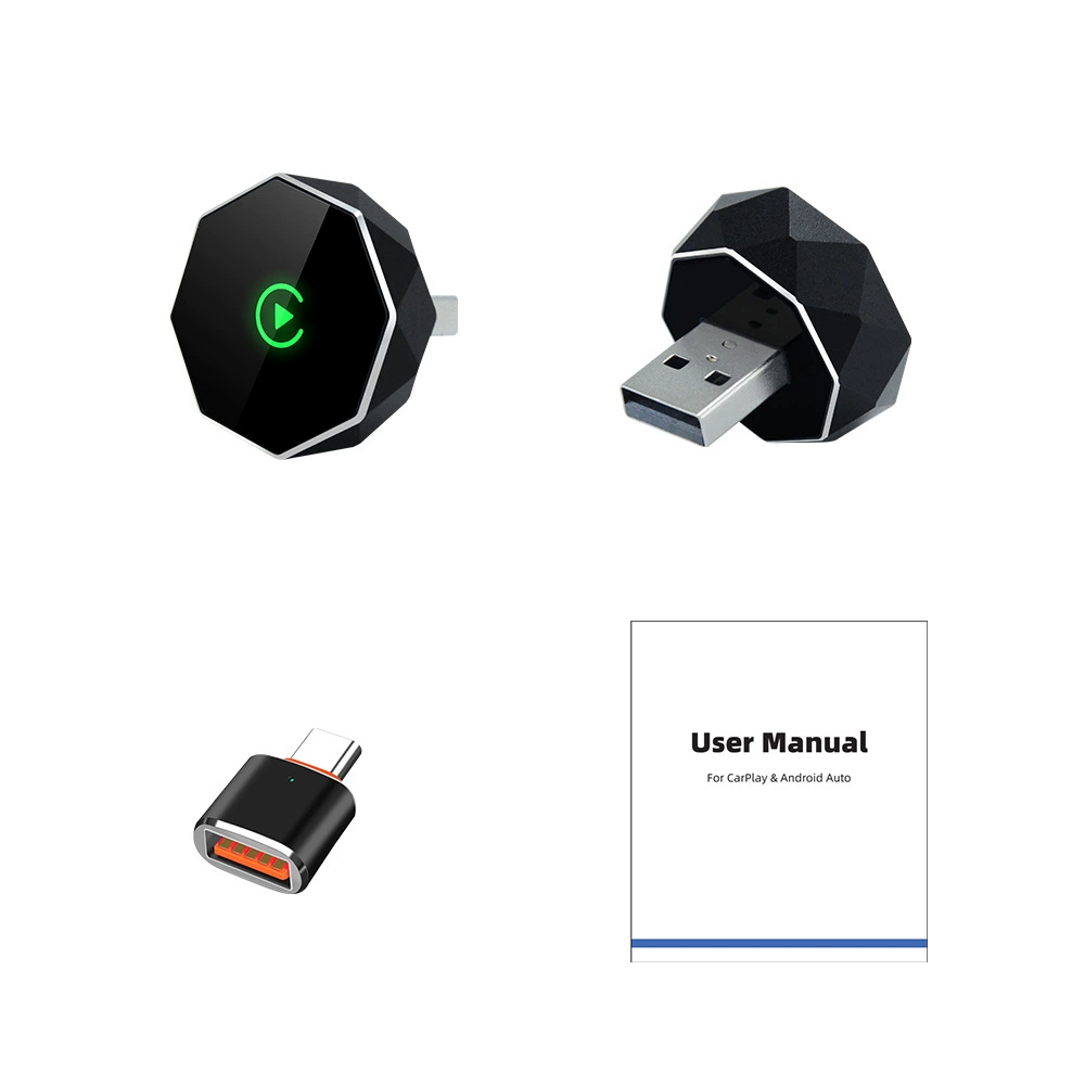 Хит-продаж: портативный мини-бокс для автомобиля Smart Apple CarPlay проводной/беспроводной переходник