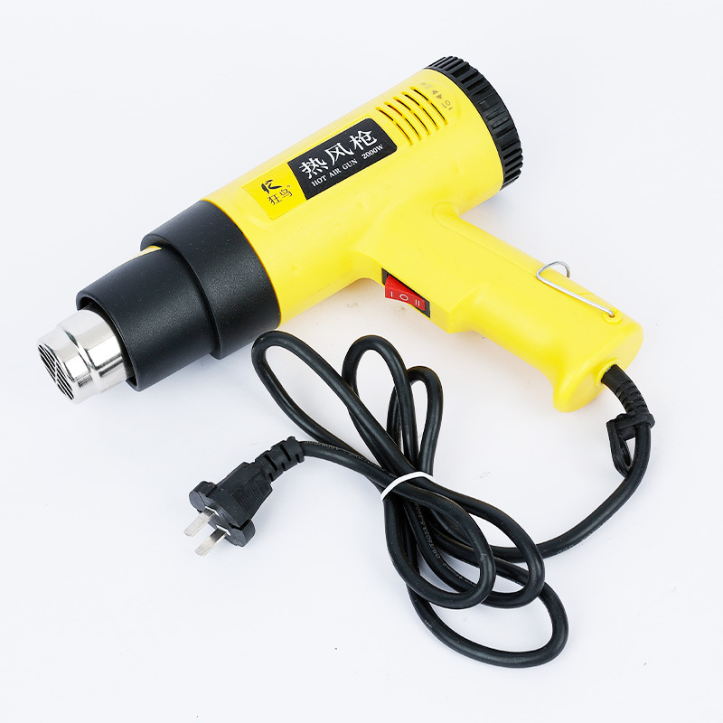 Fábrica directa de alta potencia 2000W pistola de aire caliente de temperatura constante fija enchufe bolsa de retracción de calor película especial image 9