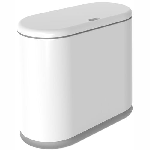 Large capacity household kitchen trash can with elastic lid wholesale white plastic toilet garbage kitchen gap trash can