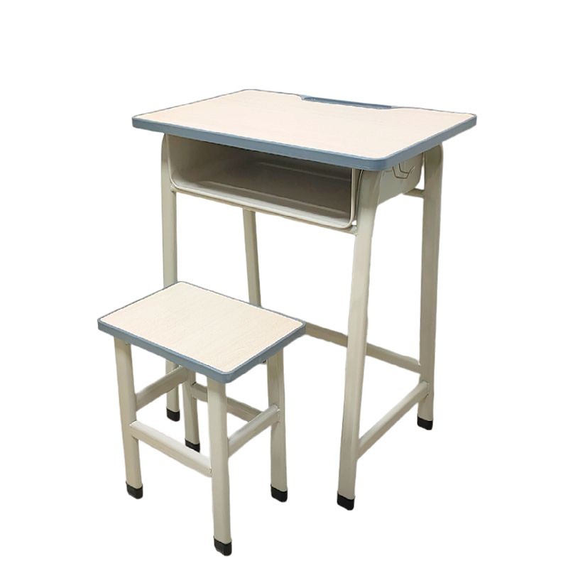 小中学生用の机と椅子、学校用デスク、シングルライティングデスク、研修機関、個別指導クラス、子供用学習机、家庭用|undefined