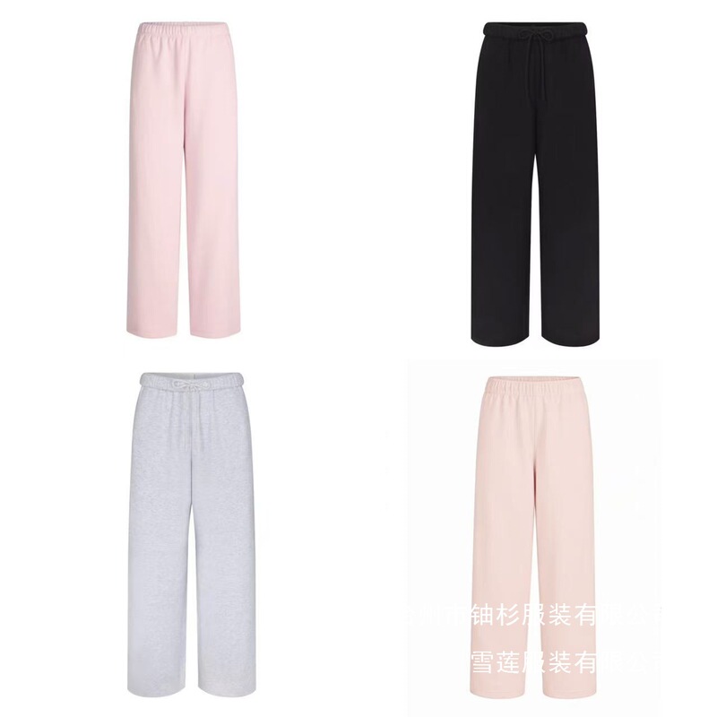 Skims Sweatpants Cotton Fleece Series Classic Straight-Leg Pants Long Pants Sports Loose Casual Hooded Wholesale Skims Sweatpants Cotton Fleece Series Classic Straight-Leg Pants Long Pants Sports Loose Casual Hooded Wholesale